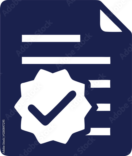 Vector Illustration of a Checklist with Checkmark Icon