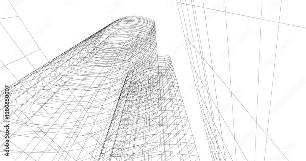 Futuristic Urban Wireframe – Geometric High-Rise Concepts Futuristic Urban Wireframe – Geometric High-Rise Concepts