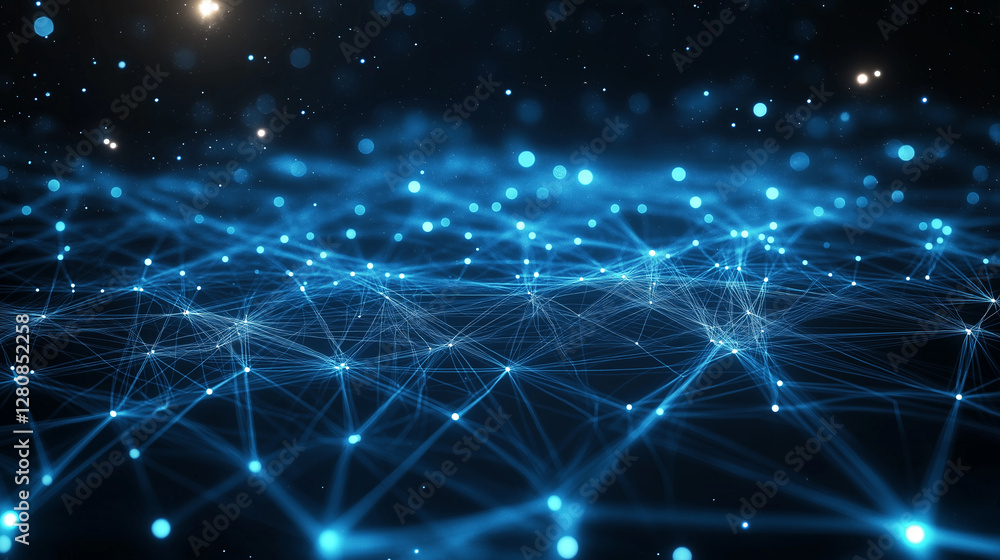 Revolutionizing Data Networks with Ai Integration and Glowing Digital Visualization. Generative Ai Revolutionizing Data Networks with Ai Integration and Glowing Digital Visualization. Generative Ai