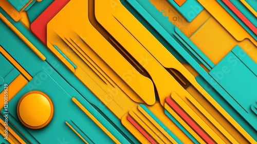 A soft white gradient is combined with an abstract light green background, along with an abstract graphic design banner pattern for use in presentations and web templates, and is complemented by an