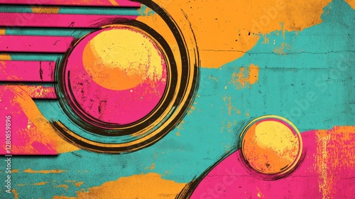 A vibrant gradient and noise-filled background featuring a multicolored gradation and noise texture, ideal for wallpaper, posters, flyers, and various design projects, showcasing an abstract and