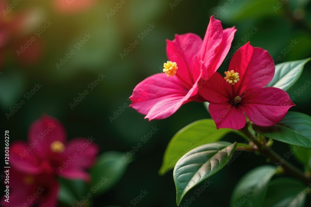 Pisonia Bougainvillea glabra Ti stems with leaves, stems, leaves Pisonia Bougainvillea glabra Ti stems with leaves, stems, leaves