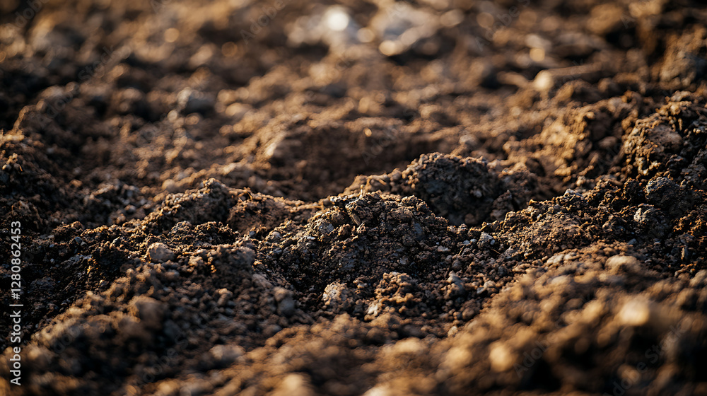 Close-up awe-inspiring richness and intricacy of earth's soil with its myriad textures Close-up awe-inspiring richness and intricacy of earth's soil with its myriad textures