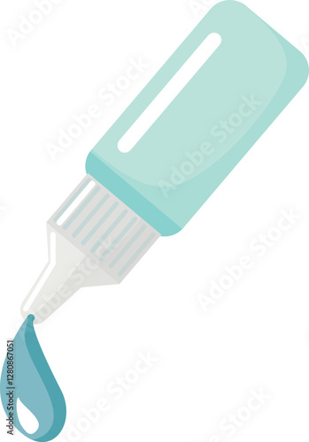 Eye drops vector. symbol 