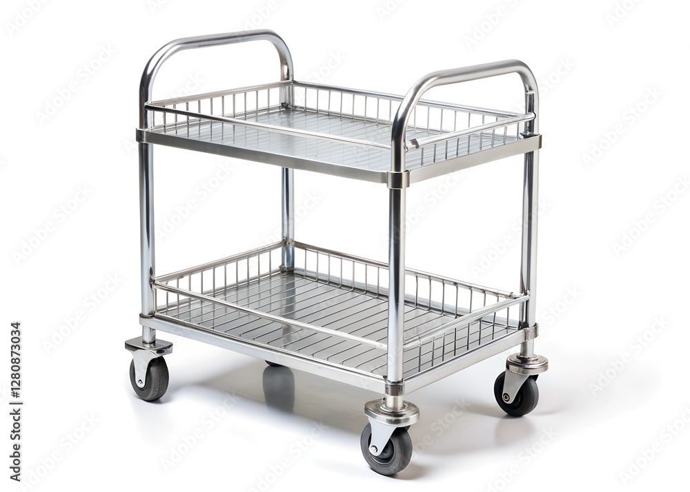 utility cart isolated on a white background utility cart isolated on a white background