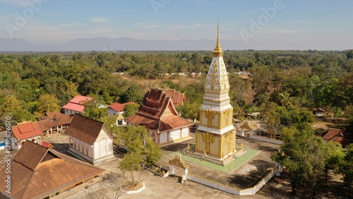 Pra Bath Phonsan Stupa, Tha Pha Bath District, Bolikhamxay, Laos