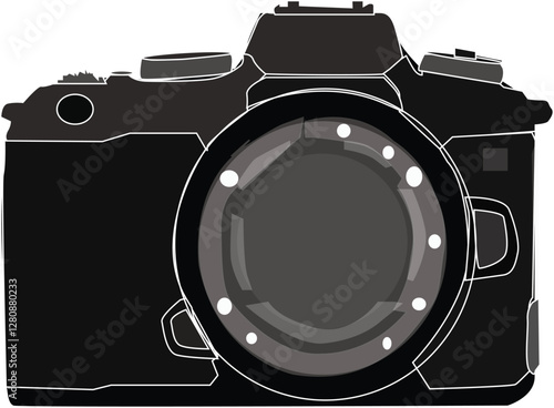 retro camera lens