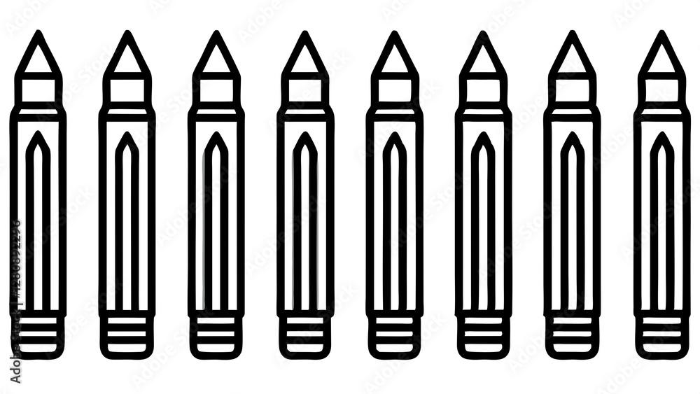 Set of Pen icon Vector illustration Set of Pen icon Vector illustration