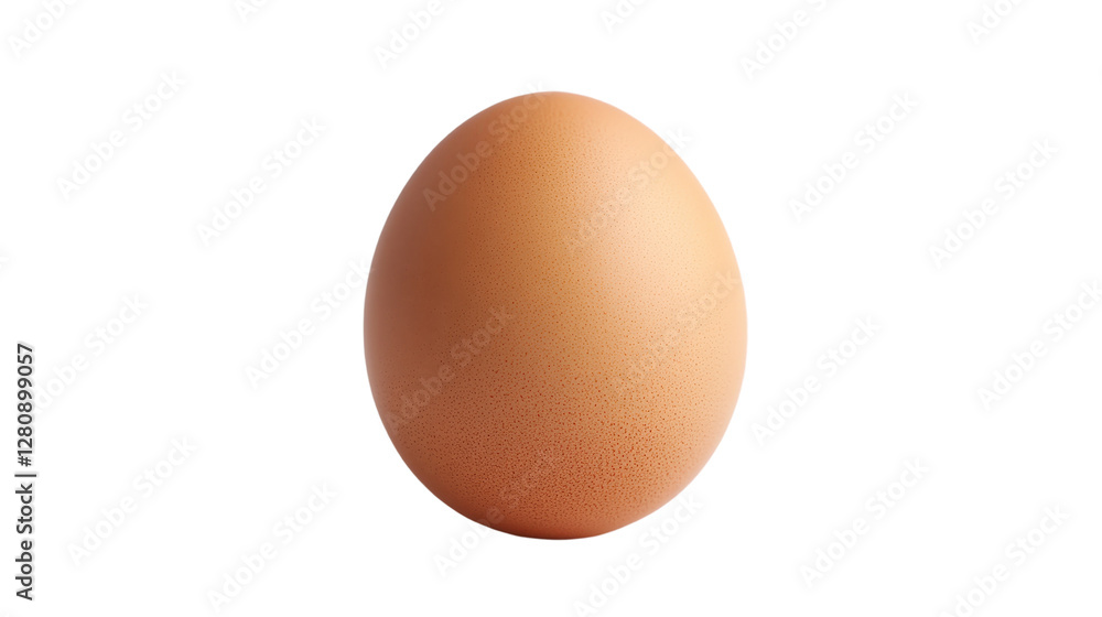Brown egg on a plain surface, simple and natural, suitable for cooking or baking projects, highlighting freshness and versatility. Isolated on white background or PNG Brown egg on a plain surface, simple and natural, suitable for cooking or baking projects, highlighting freshness and versatility. Isolated on white background or PNG