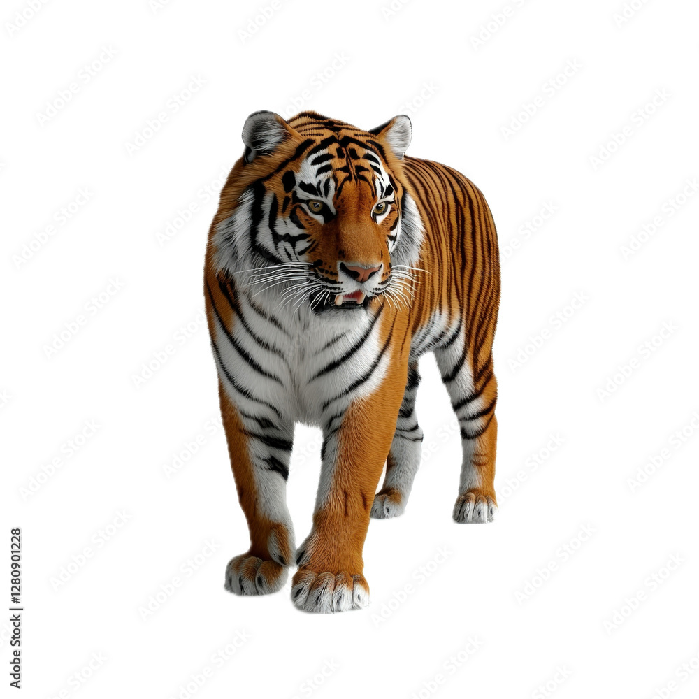 Fototapeta premium Majestic Tiger Walking in Nature