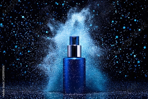 Obraz na płótnie A refreshing, ultra-moisturizing facial serum infused with Snow Mushroom and Hyaluronic Acid. w salonie