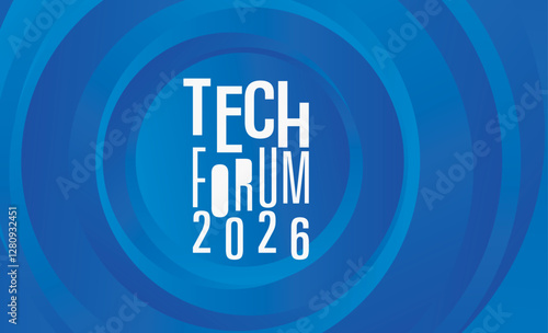 logotype abstract graphic EPS vector design of annual event summit and title made for Technology forum theme