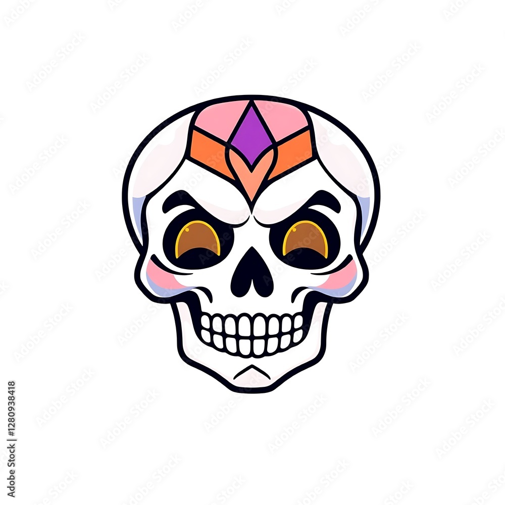 Adorable Skull Logo - Cute and Playful Skull Design for Various Uses Adorable Skull Logo - Cute and Playful Skull Design for Various Uses