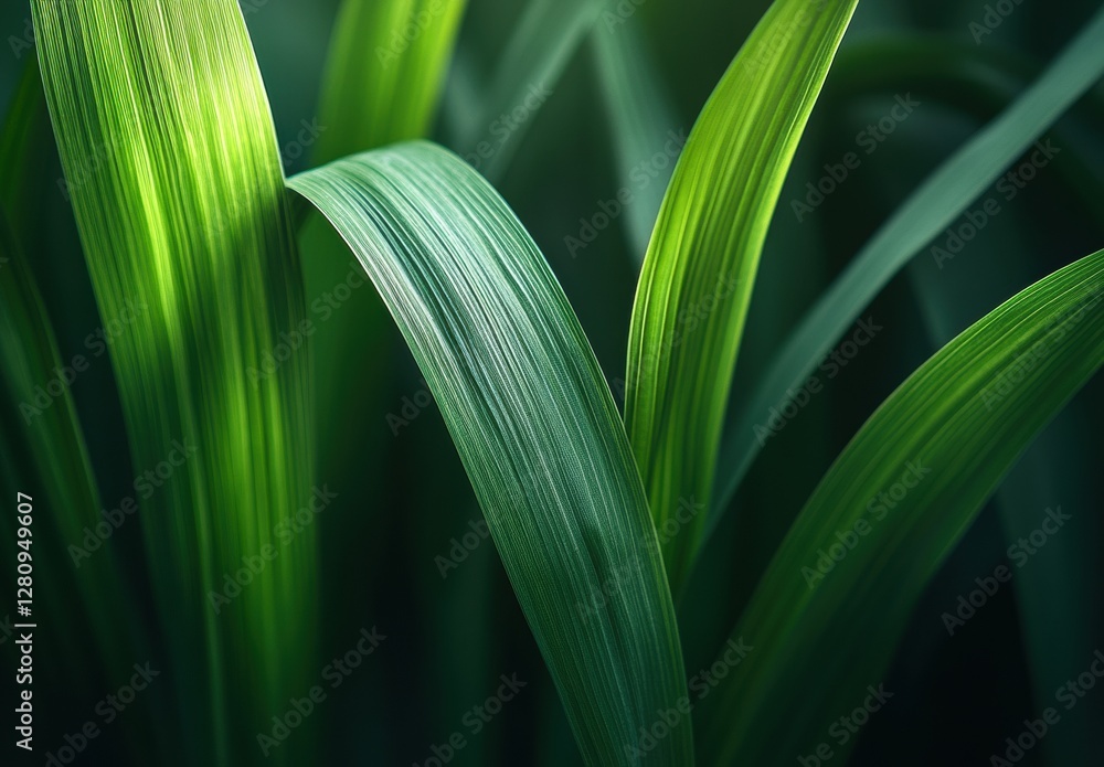 A close up of green grass with a bright green hue A close up of green grass with a bright green hue