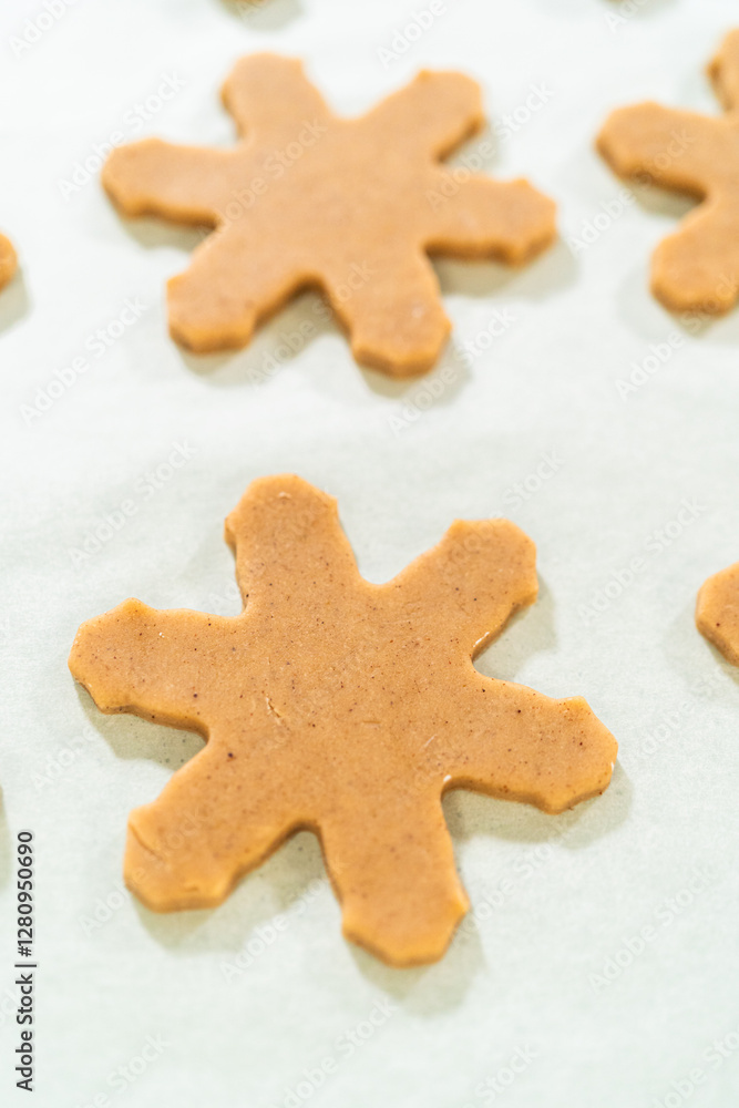 Step by step preparation of Amber Gingerbread Cookies from dough to delicious holiday treats Step by step preparation of Amber Gingerbread Cookies from dough to delicious holiday treats