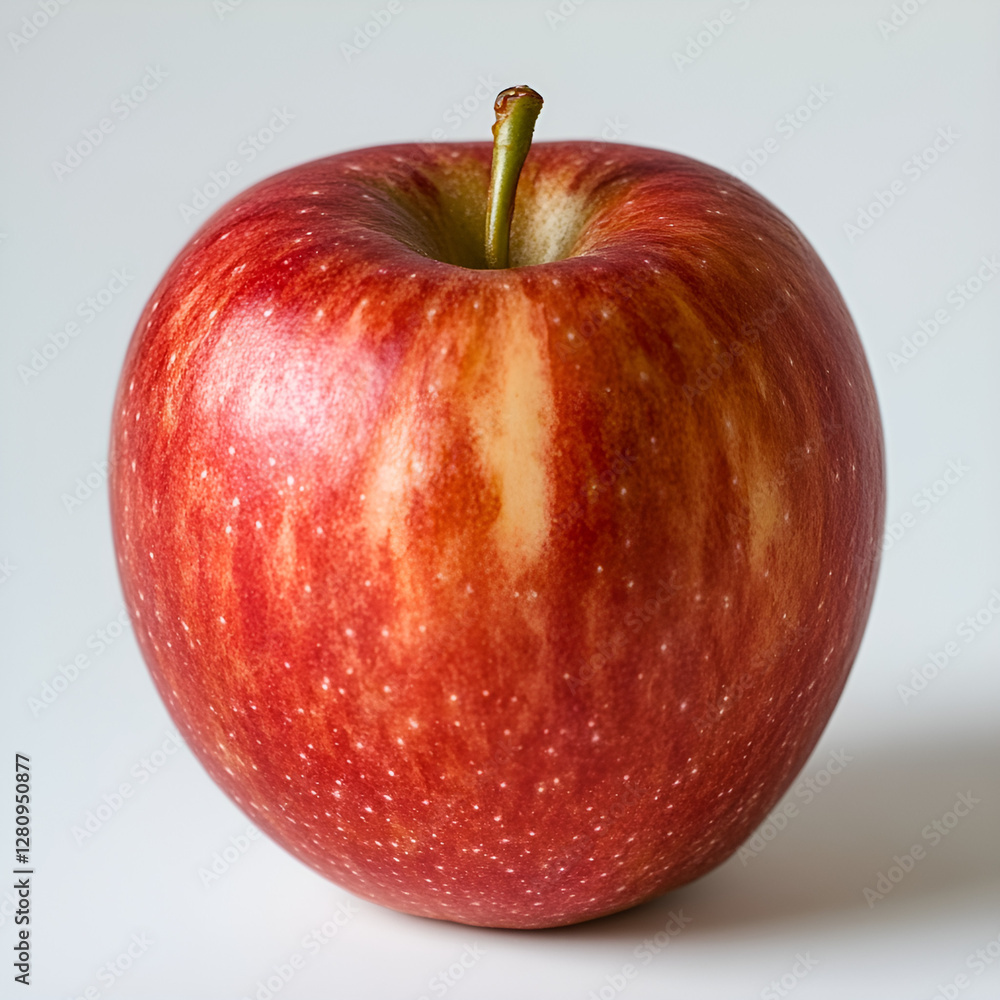 Juicy red apple kitchen counter food photography indoor close-up freshness and nutrition Juicy red apple kitchen counter food photography indoor close-up freshness and nutrition