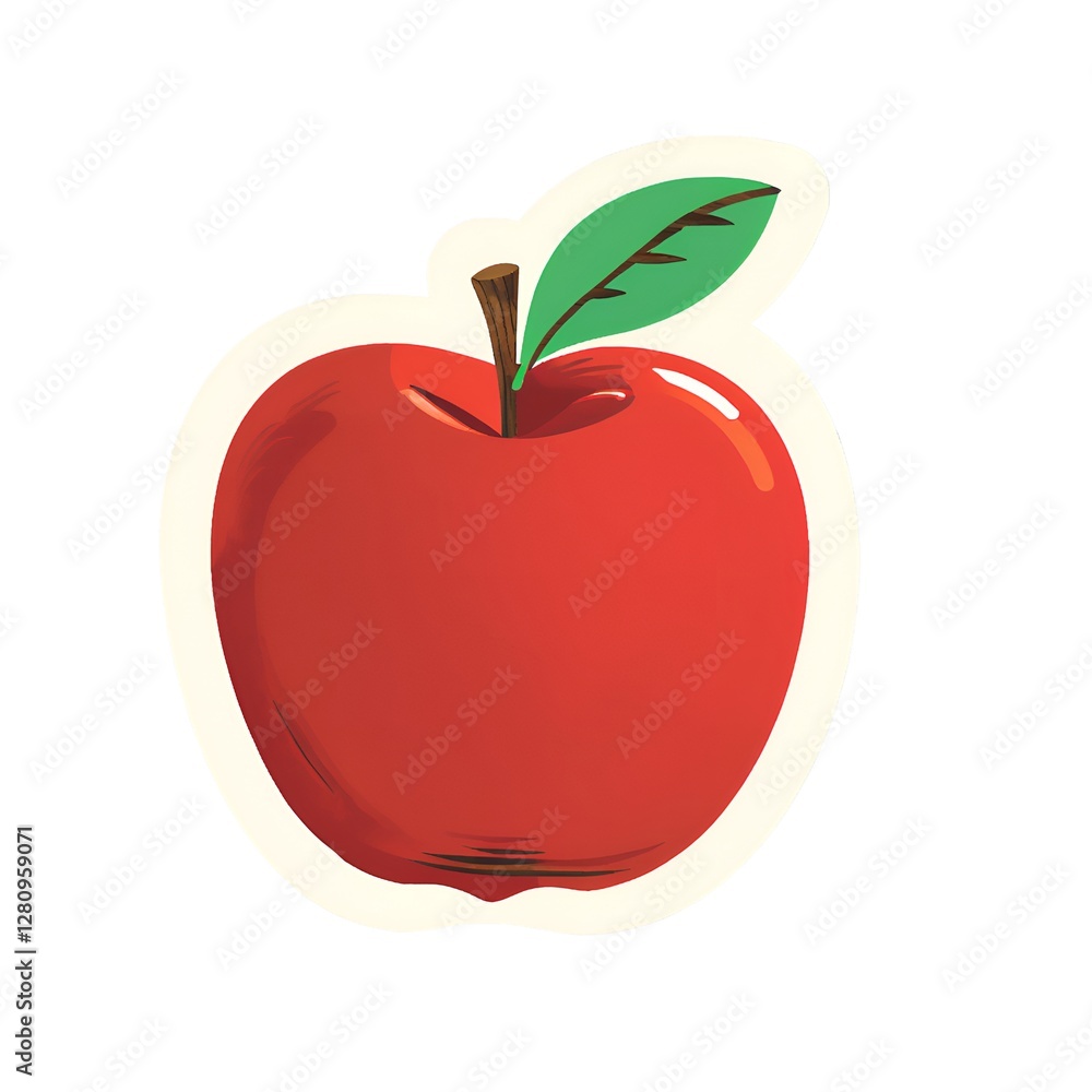 Fototapeta premium Apple isolated