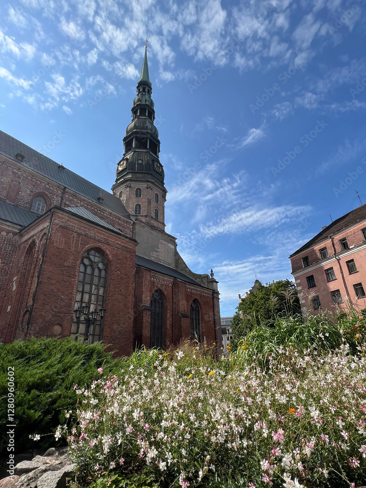 St. Peter's Church in the city Riga