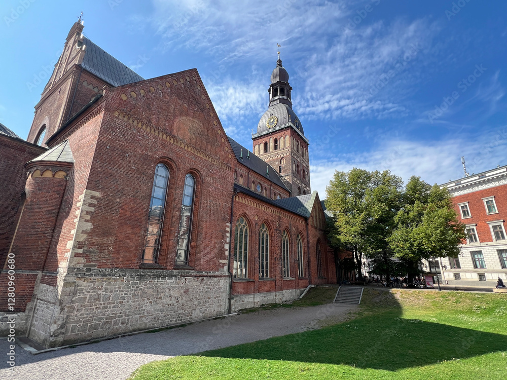 Riga Cathedral in the old town of Riga