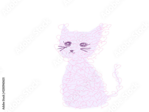 cat　おすわり猫