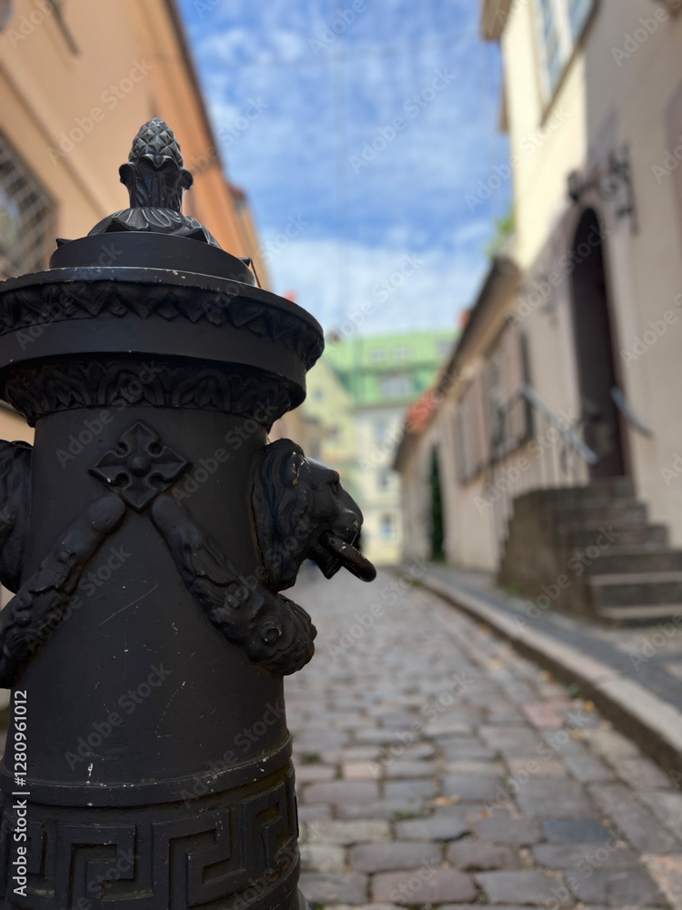 Street around St. Jacob’s Catholic Cathedral of Riga