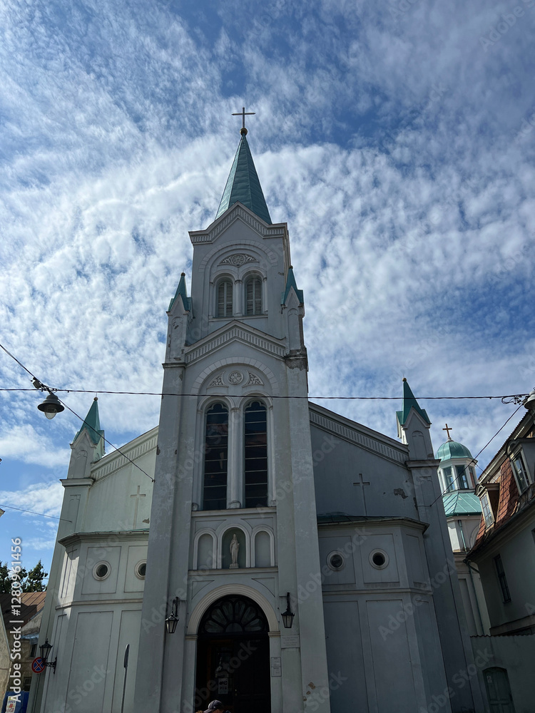 Church in old town of Riga