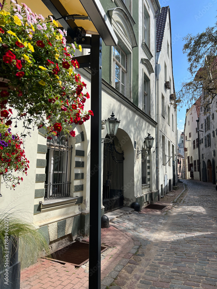 Architecture in old town of Riga