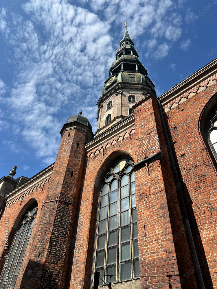 St. Peter's Church in the city Riga