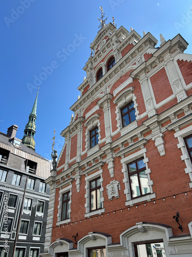 Obraz na płótnie Town hall square in Riga w salonie