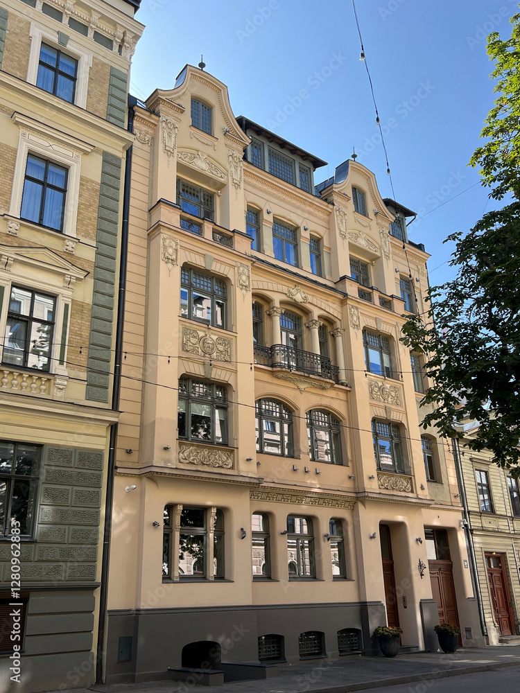 Architecture in the streets of Riga