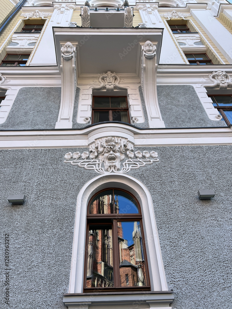 Architecture in the streets of Riga