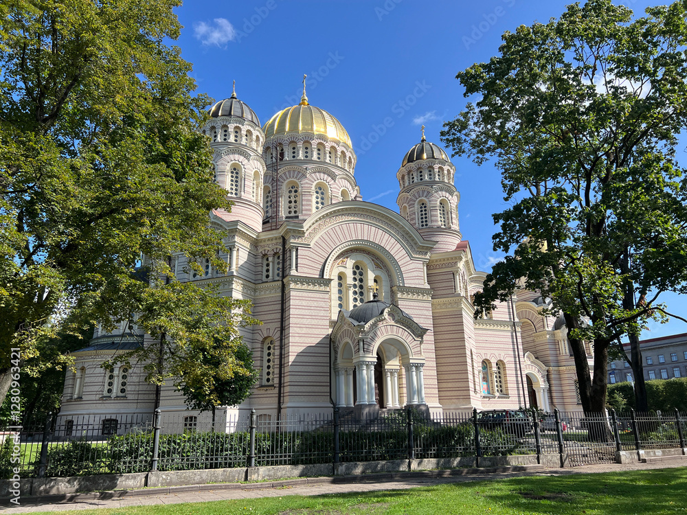 Rigas Nativity of christ cathedral in Riga