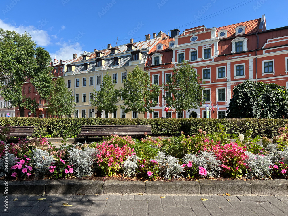Architecture in the streets of Riga