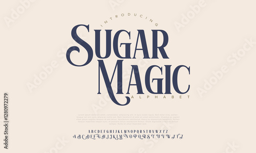 Elegant luxury alphabet letters font. Typography elegant wedding classic lettering serif fonts decorative vintage retro concept. vector illustration

