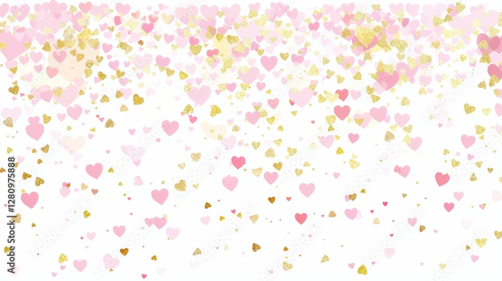 Enchanting Little Pink Paper Hearts Confetti Overlay for a Dreamy Vibe Enchanting Little Pink Paper Hearts Confetti Overlay for a Dreamy Vibe