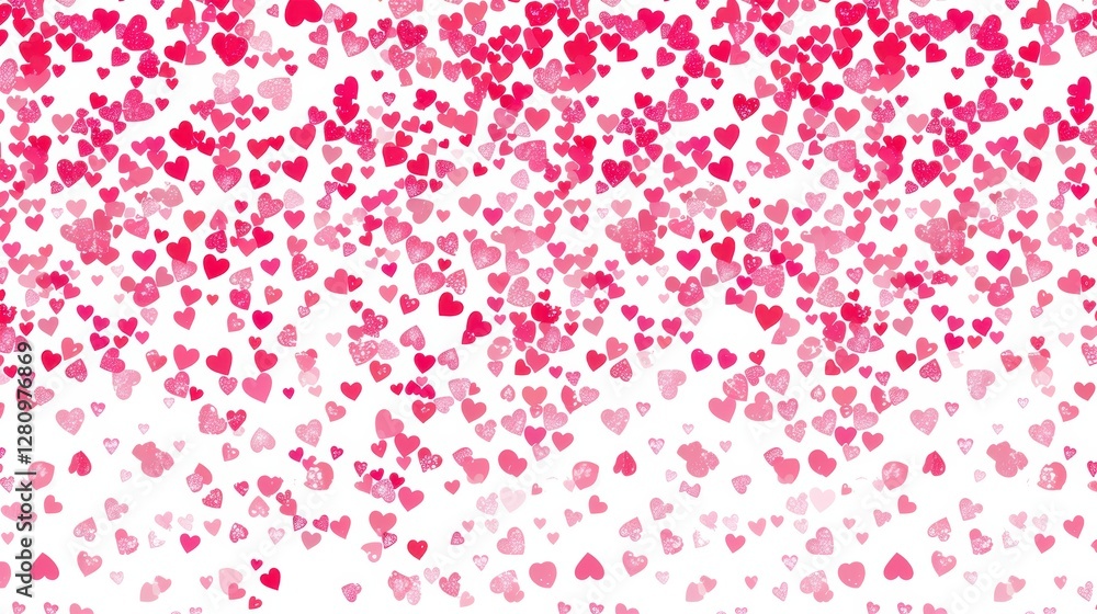 Enchanting Little Pink Paper Hearts Confetti Overlay for a Dreamy Vibe Enchanting Little Pink Paper Hearts Confetti Overlay for a Dreamy Vibe