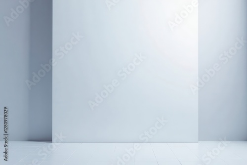 Gleaming white futuristic panel  subtle texture  digital  white  minimalist