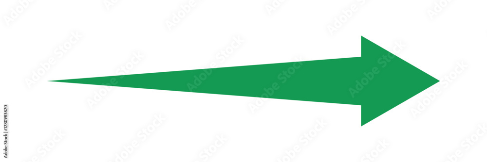Green long arrow to the right. Straight long arrow vector icon. Straight long arrow icon, right thin line, Green cursor, horizontal element, thick pointer vector long arrow icon. Bold arrow icon Green long arrow to the right. Straight long arrow vector icon. Straight long arrow icon, right thin line, Green cursor, horizontal element, thick pointer vector long arrow icon. Bold arrow icon