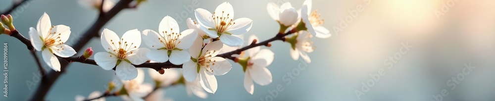 Obraz premium Ornamental flowers from the hazel tree displayed in pristine white scenery, hazel tree, blossom, flower