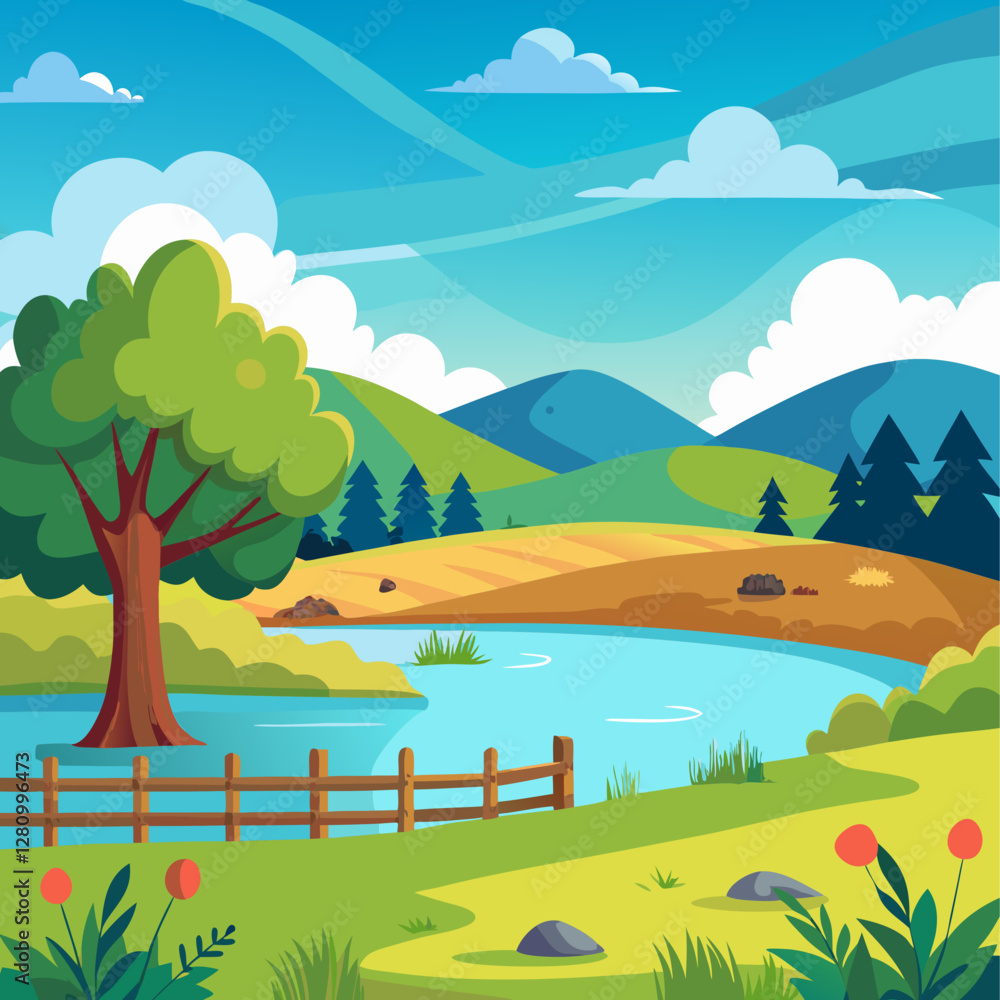 Obraz premium Peaceful Valley