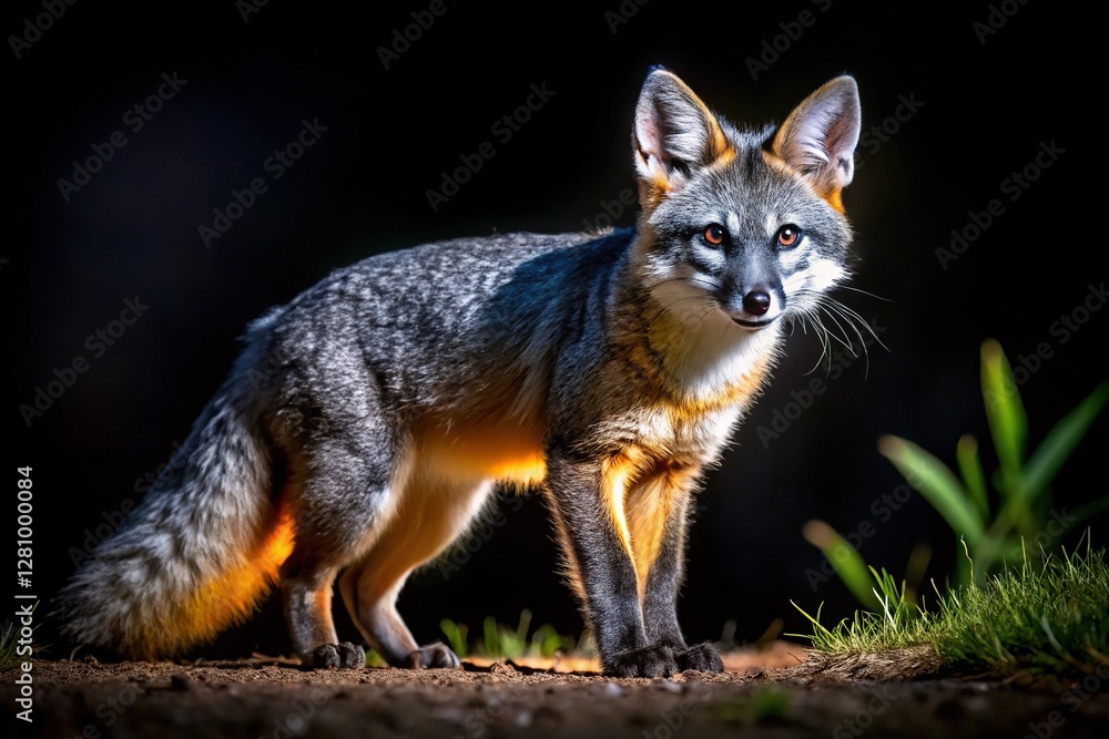Clever Dude Grey Fox Hunting at Night Clever Dude Grey Fox Hunting at Night