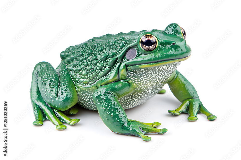 Obraz premium African bullfrog, isolated on white background