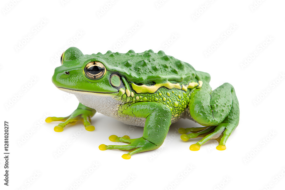 Obraz premium African bullfrog, isolated on white background