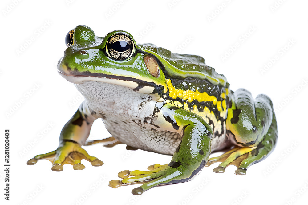 Obraz premium African bullfrog, isolated on white background