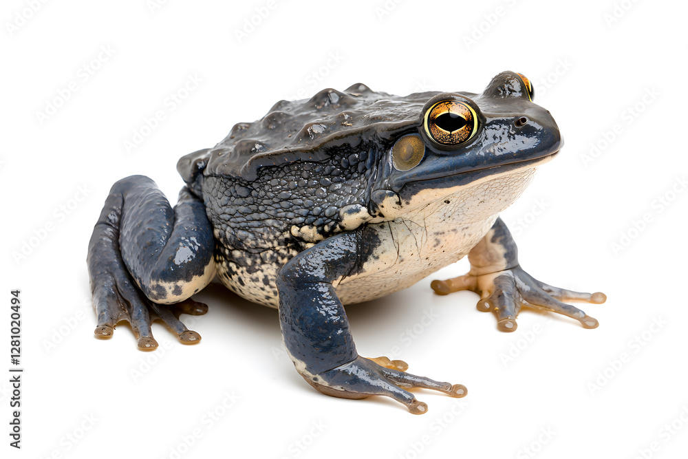 Obraz premium African bullfrog, isolated on white background