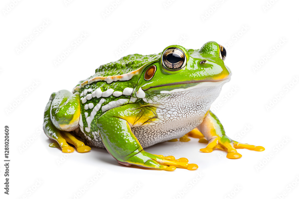 Fototapeta premium African bullfrog, isolated on white background