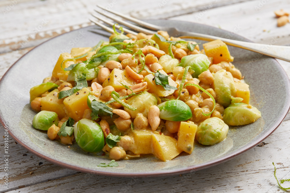 Brussel Sprout and Potato Curry Brussel Sprout and Potato Curry