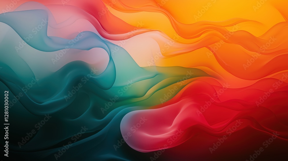 Fototapeta premium abstract colorful flowing patterns.