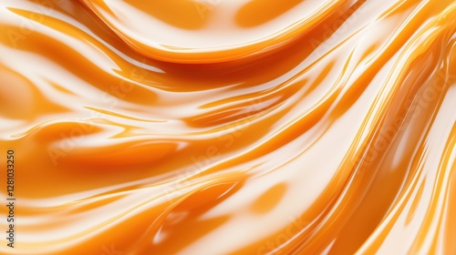 Flowing caramel cream creates smooth and delicious texture
