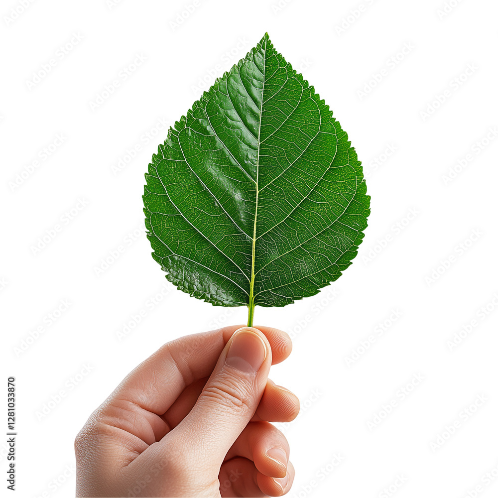 Green Leaf in Hand Nature Photography Image eco dark life isolated on transparent background, png Green Leaf in Hand Nature Photography Image eco dark life isolated on transparent background, png